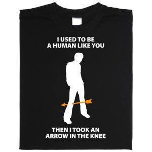 Fair gehandeltes Öko-T-Shirt: I took an arrow in the knee