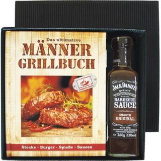 Grill-Geschenkset mit „Männer-Grillbuch“